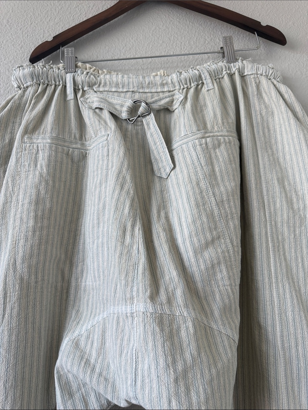 Free People Runyon Pant Cotton Harem Drop Crotch Pocket Boho Jogger Size Small - Picture 10 of 16